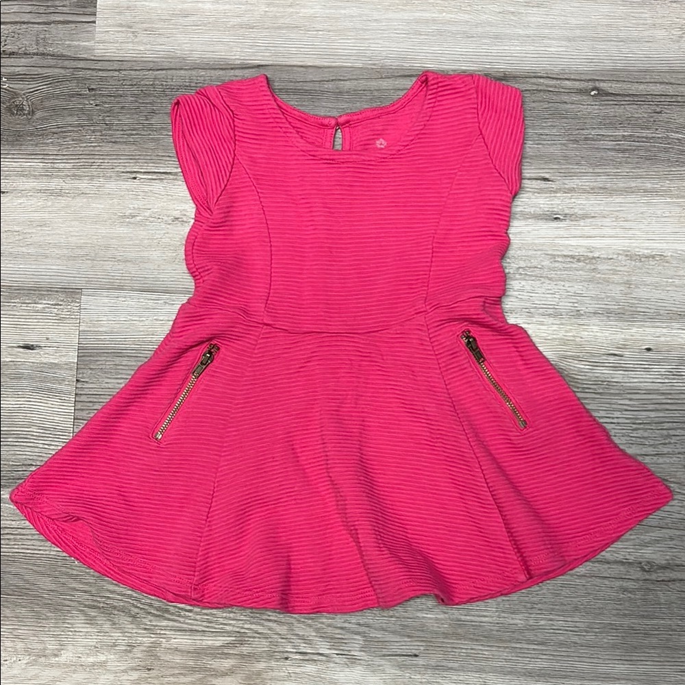 Pink Kids Dress with Zipper Accents 5/$20